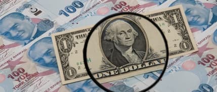 Dolar/TL'de ani düşüş