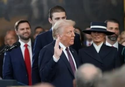 ABD'de ikinci Trump dönemi başladı: Trump'tan yemin töreni sonrası ilk açıklama