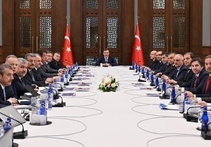EKK, Cumhurbaşkanı Yardımcısı Yılmaz başkanlığında toplandı