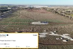 Elon Musk Teksas'ta dev Terafab tesisini kuruyor