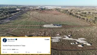 Elon Musk Teksas'ta dev Terafab tesisini kuruyor