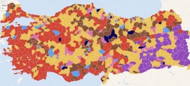 En kalabalık ilçeler açıklandı! En büyük ilçe şehirleri solladı!