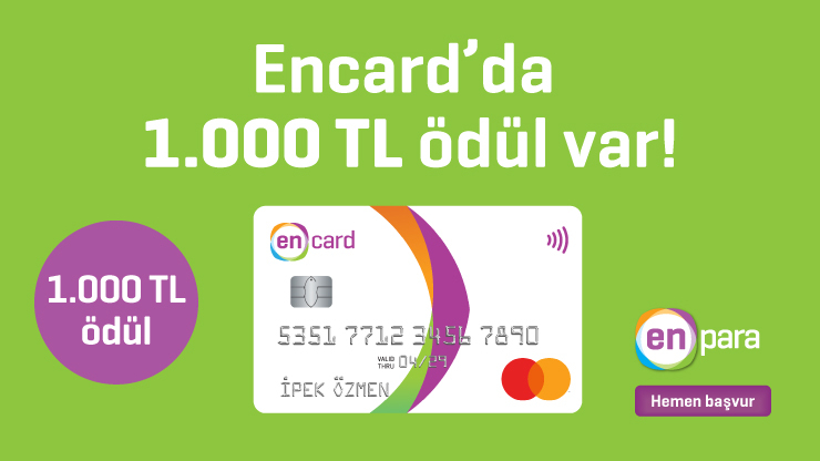 Enparalı ol, 1.000 TL harcamana 1.000 TL iade kazan!