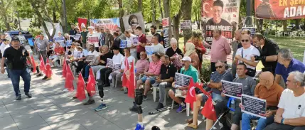 Er şehit aileleri ve gazilerin Güvenpark'taki eylemine müdahale edildi, park kapatıldı