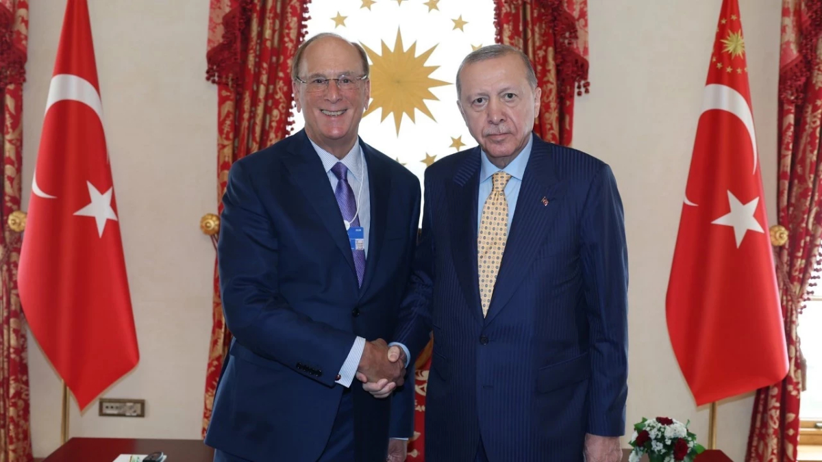 Erdoğan, BlackRock CEO’su Larry Fink ile görüştü