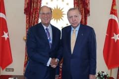 Erdoğan, BlackRock CEO’su Larry Fink ile görüştü