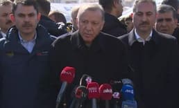 Erdoğan: Çadırda kalmak istemeyenlere bir yıl boyunca kira yardımı yapacağız
