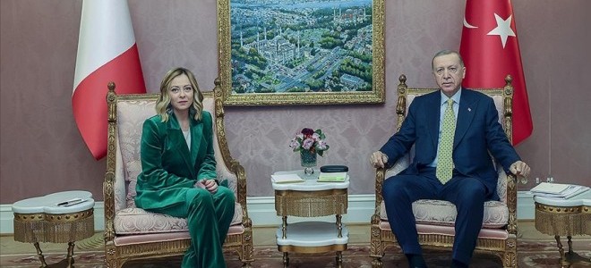 Erdoğan, İtalya Başbakanı Meloni ile görüştü