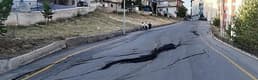 Erzurum’da heyelan oldu: 70 daire tahliye edildi
