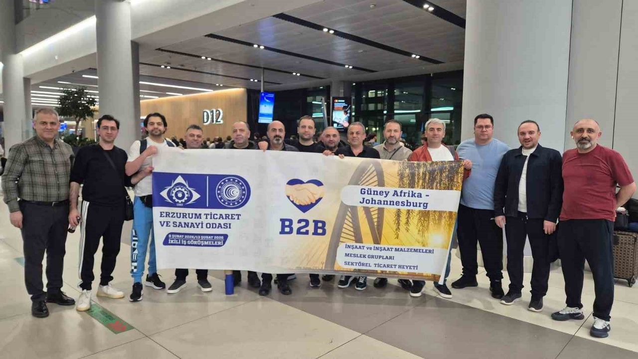 Erzurumlu inşaatçılar Güney Afrika pazarında yeni kapılar açıyor