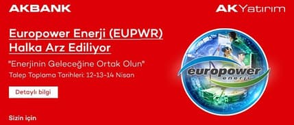 Europower Enerji (EUPWR) Halka Arz Ediliyor