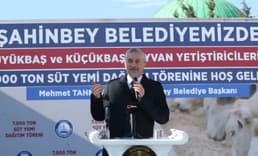 Gaziantep'te çiftçilere 7 bin ton hayvan yemi dağıtıldı