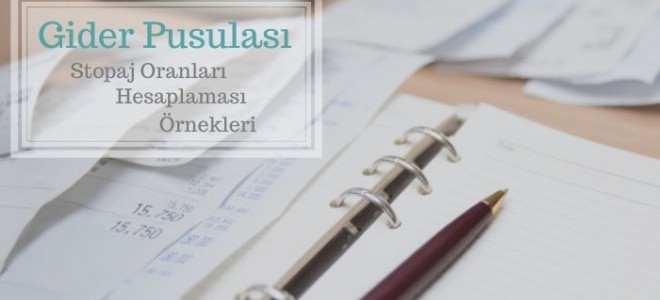 Gider Pusulası Stopaj Oranları, Hesaplaması ve Örneği