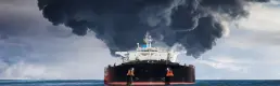 Hürmüz'de iki petrol süper tankeri vuruldu
