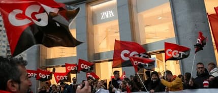 İnditex çalışanları maaş artışı talebiyle greve gitti