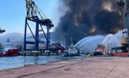 İskenderun Limanı'ndaki yangın kontrol altına alındı