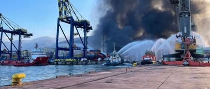 İskenderun Limanı'ndaki yangın kontrol altına alındı