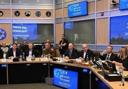 İsrail güvenlik kabinesi, Lübnan'da ateşkes gündemiyle toplandı