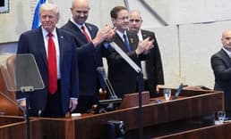 İsrail Meclisi’nde Trump’a protesto
