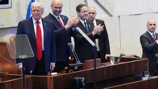 İsrail Meclisi’nde Trump’a protesto