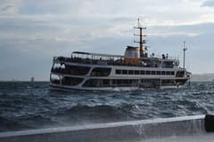 İstanbul'da bazı vapur seferleri iptal edildi
