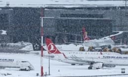 Kar yağışı havayolu trafiğini vurdu: Pegasus ve Ajet’te toplam 170 sefer iptal