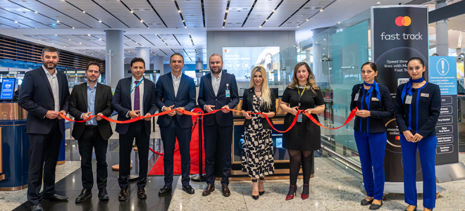 Mastercard Fast Track hizmeti dünyada ilk kez İstanbul'da başladı