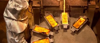 Kahramanmaraş'ta takı üretimi için 20 ton altın işlendi