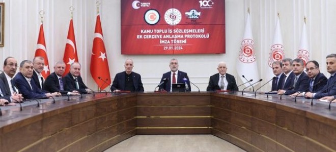 Kamu işçisine yönelik ek zam protokolü imzalandı