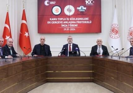 Kamu işçisine yönelik ek zam protokolü imzalandı