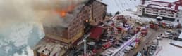Kartalkaya Kayak Merkezi'nde otel yangını