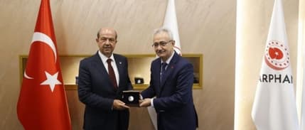 KKTC Cumhurbaşkanı Tatar'dan Darphane'ye ziyaret