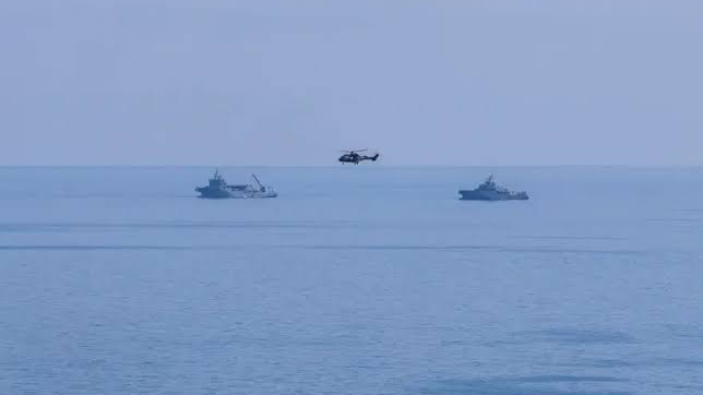KKTC'de batan feribotun enkazına 550 metrede ulaşıldı