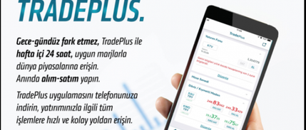 Kuveyt Türk TradePlus ile Piyasalar Artık 24 Saat Cepte