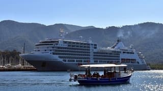 Marmaris'e sezonun ilk kruvaziyeri geldi