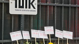 Memurlardan TÜİK'e enflasyon protestosu