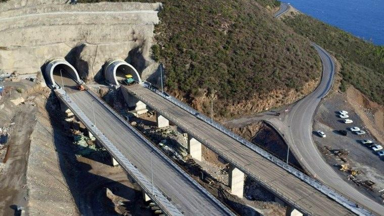 Mersin'e nefes aldıracak otoyol projesinin fiziksel aşamasında sona gelindi