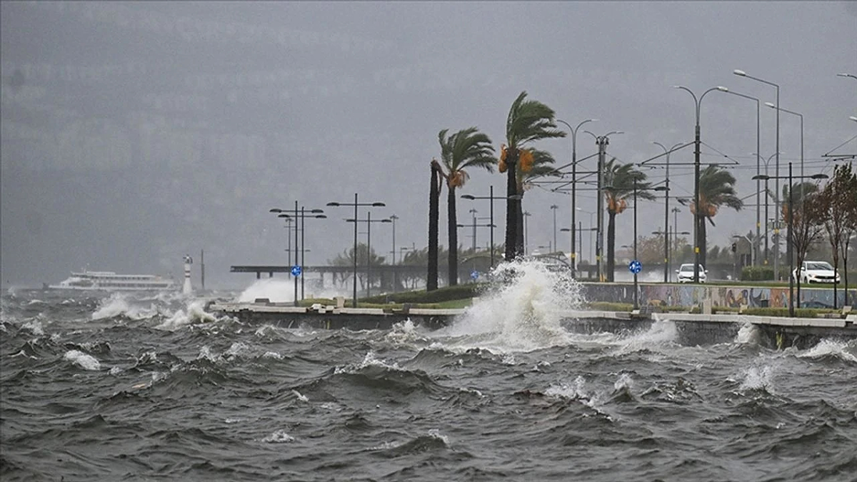 Meteoroloji'den 5 il için sarı kodlu rüzgar uyarısı