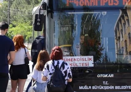 Muğla'da öğrenciye toplu taşıma 1 lira oldu