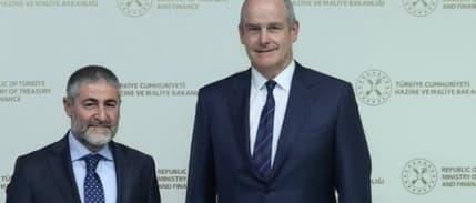 Nureddin Nebati, Alibaba Grup Başkanı Evans ile görüştü