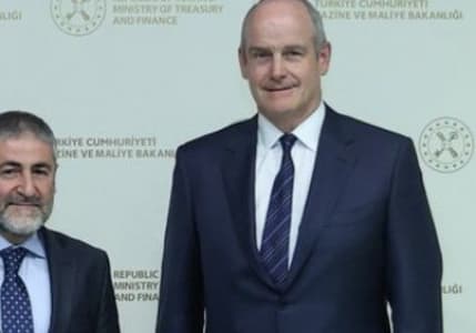 Nureddin Nebati, Alibaba Grup Başkanı Evans ile görüştü