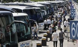 Otobüs seferlerinde bayram yoğunluğu yüzde 90'a ulaştı
