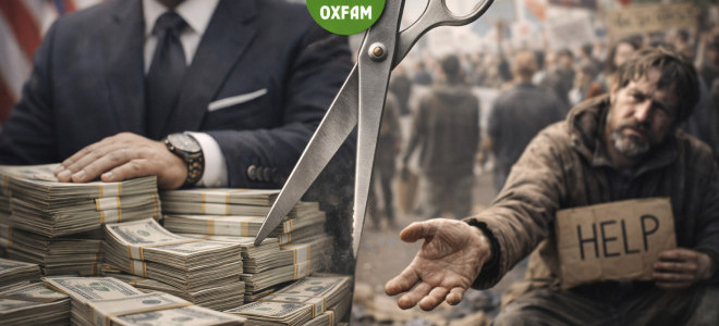 Oxfam: Zengin ile fakir arasındaki makas siyasi tehdit oluşturuyor