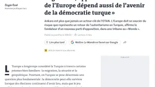 Özgür Özel'den Le Monde aracılığıyla Avrupa'ya demokrasi çağrısı