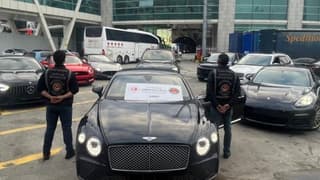 Piyasa değeri 540 milyon lira olan 50 lüks araç ele geçirildi