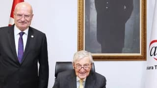 Rahmi Koç ve Semahat Arsel'den Ankara Ticaret Odası'na ziyaret