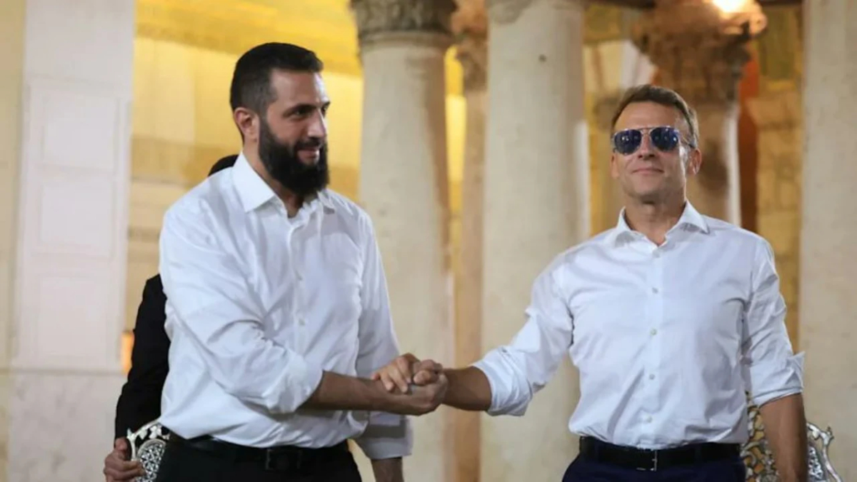 Şam'da Macron'un otelinin yakınında patlama meydana geldi