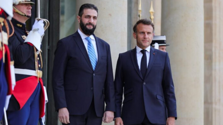 Şara ve Macron bölgesel istikrarı ele aldı