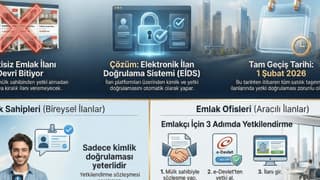 Satılık konut ilanlarında sistem değişiyor