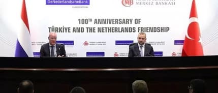 TCMB Başkanı Karahan, Hollanda Merkez Bankası Başkanı Knot ile bir araya geldi
